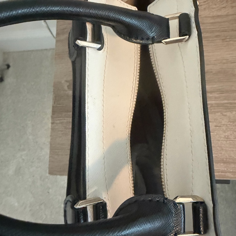 Kate Spade Beige and Black Satchel - Picture 5 of 11